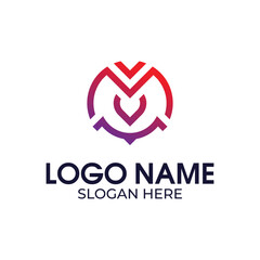 abstract logo design vector