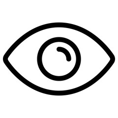 eye icon, simple vector design