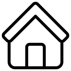 home icon, simple vector design