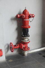 Fototapeta premium red fire hydrant