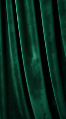Green velvet curtain background