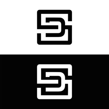 JS logo. JS set , J S design. White JS letter. JS, J S letter logo design. Initial letter JS letter logo set, linked circle uppercase monogram logo. J S letter logo vector design.	
