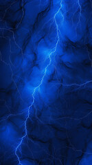Blue lightning on a dark background