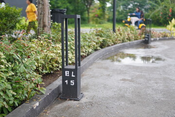 bicycle lane in the park