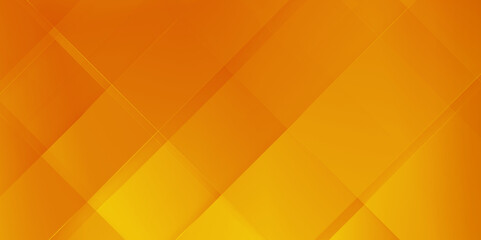 Obraz premium Luxury modern geometric shapes triangles squares stripes lines background, Abstract modern orange banner vector background, minimal orange background perfect for cover, banner and web. 