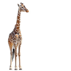 Obraz premium Giraffe Isolated