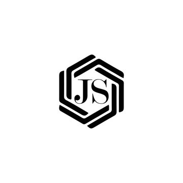 JS logo. JS set , J S design. White JS letter. JS, J S letter logo design. Initial letter JS letter logo set, linked circle uppercase monogram logo. J S letter logo vector design.	
