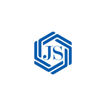 JS logo. JS set , J S design. White JS letter. JS, J S letter logo design. Initial letter JS letter logo set, linked circle uppercase monogram logo. J S letter logo vector design.	
