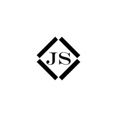 JS logo. JS set , J S design. White JS letter. JS, J S letter logo design. Initial letter JS letter logo set, linked circle uppercase monogram logo. J S letter logo vector design.	
