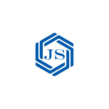 JS logo. JS set , J S design. White JS letter. JS, J S letter logo design. Initial letter JS letter logo set, linked circle uppercase monogram logo. J S letter logo vector design.	

