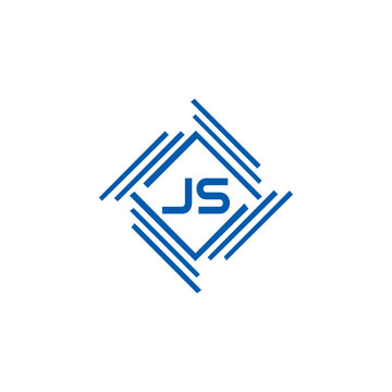 JS logo. JS set , J S design. White JS letter. JS, J S letter logo design. Initial letter JS letter logo set, linked circle uppercase monogram logo. J S letter logo vector design.	
