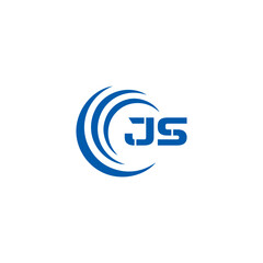 JS logo. JS set , J S design. White JS letter. JS, J S letter logo design. Initial letter JS letter logo set, linked circle uppercase monogram logo. J S letter logo vector design.	
