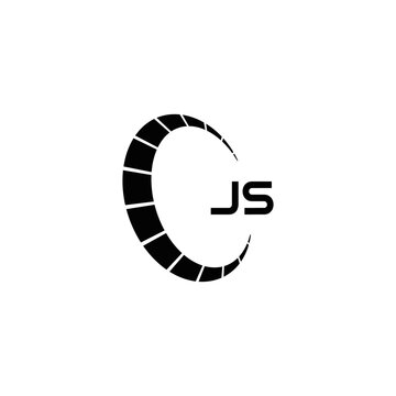 JS logo. JS set , J S design. White JS letter. JS, J S letter logo design. Initial letter JS letter logo set, linked circle uppercase monogram logo. J S letter logo vector design.	
