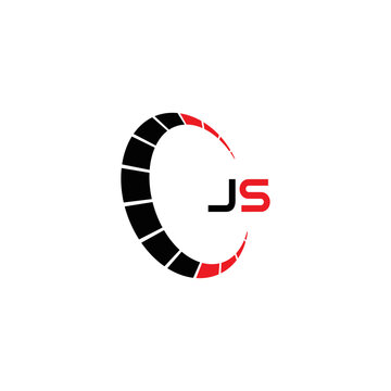 JS logo. JS set , J S design. White JS letter. JS, J S letter logo design. Initial letter JS letter logo set, linked circle uppercase monogram logo. J S letter logo vector design.	
