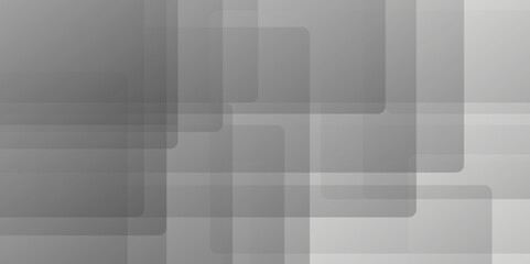 Abstract background with squares. Abstract minimal geometric white and gray light background design. white transparent material in triangle diamond and squares shapes in random geometric pattern.