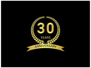 Naklejka premium A Symbol of Success. An Anniversary Logo Capturing Years of Achievement. Timeless Tribute. Mark of Enduring Commitment. It Radiates Achievement, Vision. Anniversary Logo Emblem of Excellence Progress.