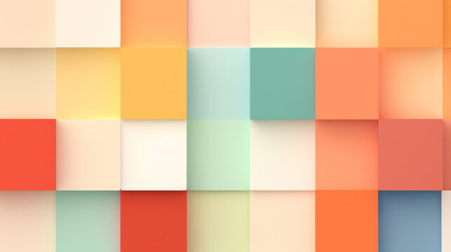 Abstract Geometric Shapes: Modern Pattern Illustration with Bright Colors and Shiny Design, Creating a Creative Business Concept