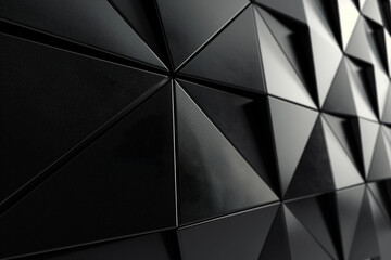 Polished semi gloss wall background with tiles triangle