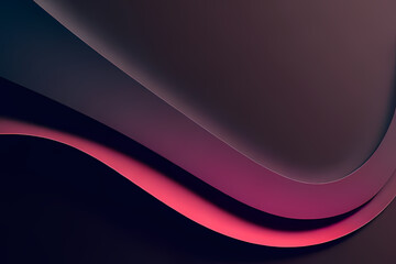 Abstract Black Pink Background. colorful wavy design wallpaper. creative graphic 2 d illustration. trendy fluid cover with dynamic shapes flow.