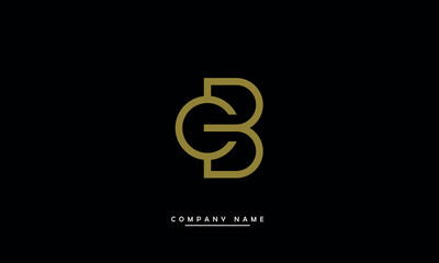 CB, BC, C, B Abstract Letters Logo Monogram