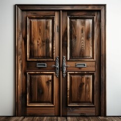 Wooden Doors on Wooden Floor