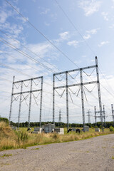 Freileitungsprovisorium beim Netzausbau, Wartung oder Instandhaltung