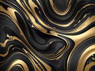 textura de mármol negro y dorado de lujo
