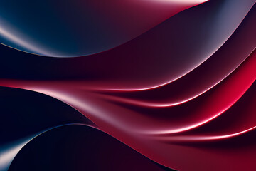 Abstract Dark Red Background. colorful wavy design wallpaper. creative graphic 2 d illustration. trendy fluid cover with dynamic shapes flow.