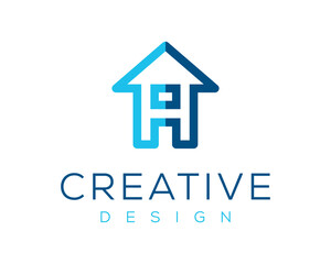 Vector real estate logo design concept 