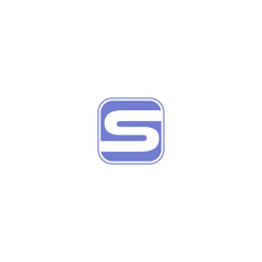  Letter S logo isolated on white background