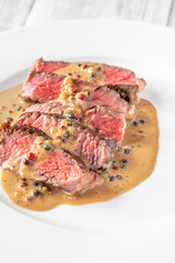 Steak au poivre