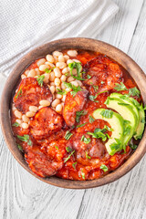 Chorizo and bean stew
