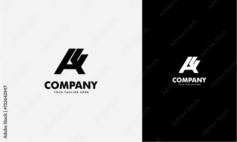 Fototapete AF initial logo concept monogram,logo template designed to make your logo process easy and approachable. All colors and text can be modified