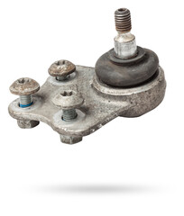 Ball joint on the arm of the car, part of the front suspension of the vehicle for repair and...