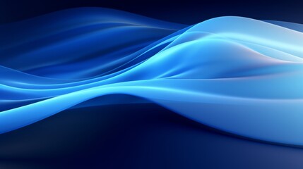 Illuminate your designs with mesmerizing wavy blue lines - captivating illustration available on adobe stock