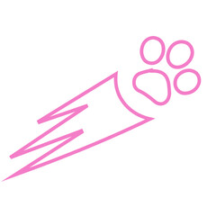 Fototapeta premium Animal paw Print Icons