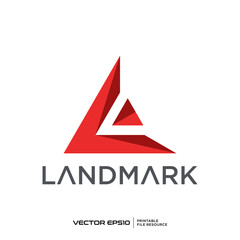 Abstract shape logo vector illustration