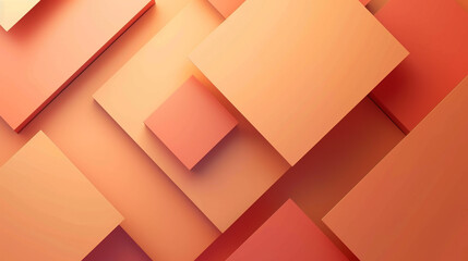 Apricot color abstract shape background presentation design. PowerPoint and Business background.