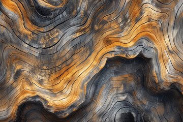 A detailed close-up background showcasing the intricate patterns and textures of a wood grain.