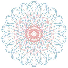 floral mandala ornament