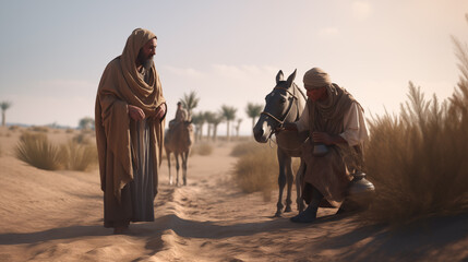 The parable of the Samaritan realistic biblical story