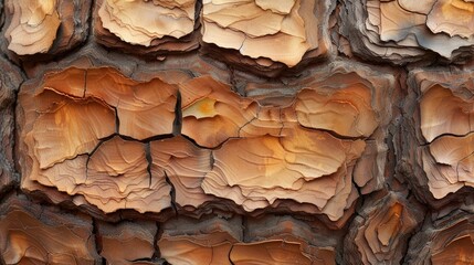 Botanical details: Medium-fraction pine bark texture.