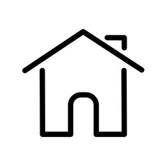 home - simple vector icon	