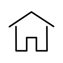 home - simple vector icon	