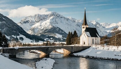 swiss alpine village
