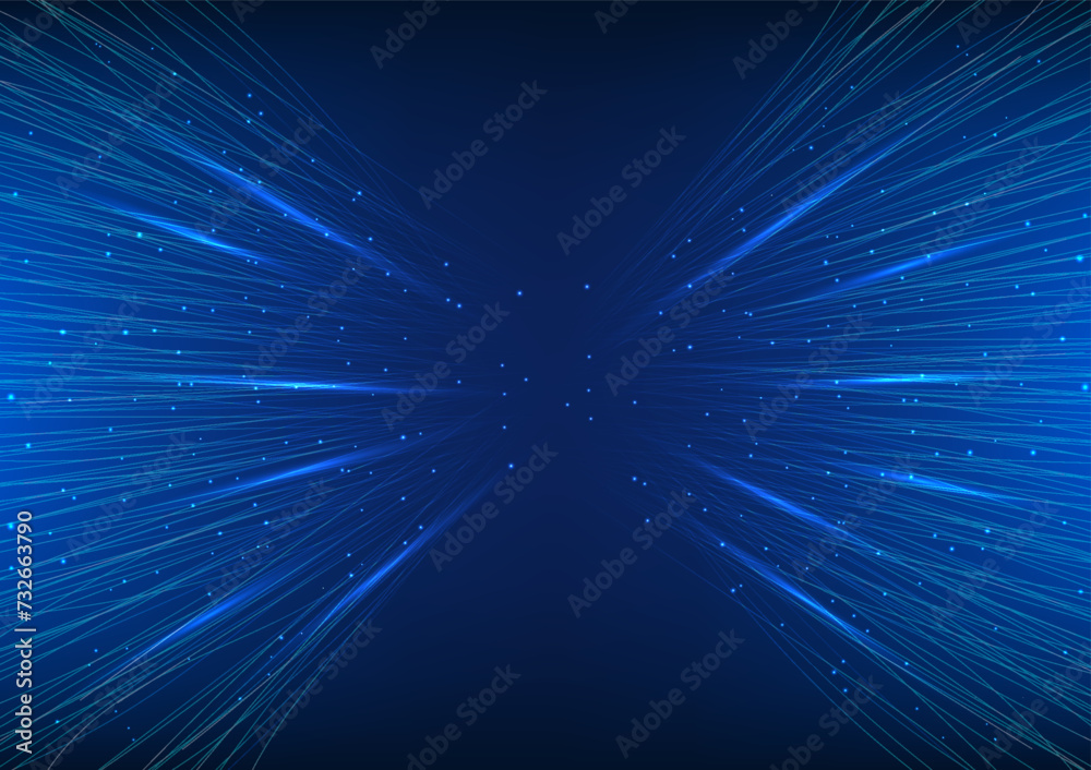 Poster data technology background the overlapping lines represent the aggregation of enormous amounts of in