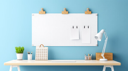 mood board set against a light wall