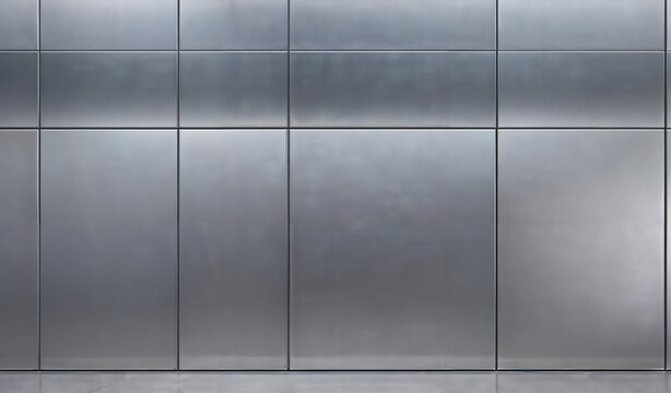 Abstract background steel panels, providing a modern and industrial visual texture. Ideal for industrial, abstract, and technological concepts.