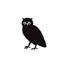 Fototapeta premium owl vector silhouette