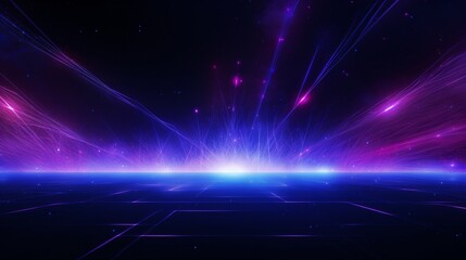 The background laser creates a captivating visual display, with vibrant beams of light cutting through the darkness,forming intricate patterns that dance across the space.there is ample room for text,